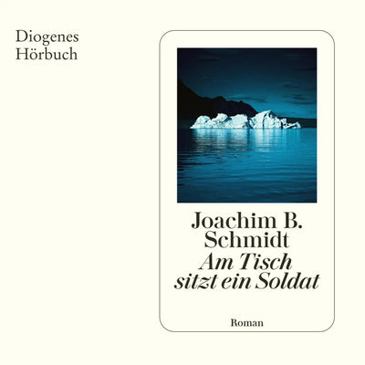 Am Tisch sitzt ein Soldat