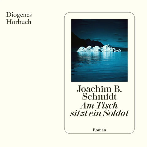 Am Tisch sitzt ein Soldat