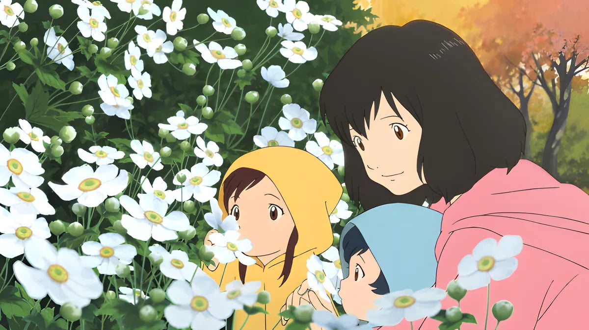 Filmszene 5 aus Ame & Yuki - Die Wolfskinder (Limitiertes Steelbook) – 4K UHD Blu-ray. Regie: Mamoru Hosoda
