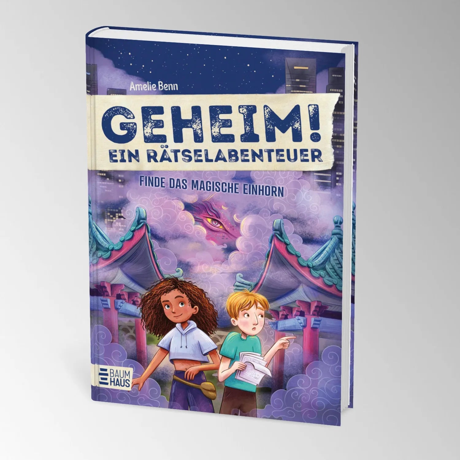 Produktansicht: Geheim! Ein Rätselabenteuer - Finde das magische Einhorn (Gebundene Ausgabe)