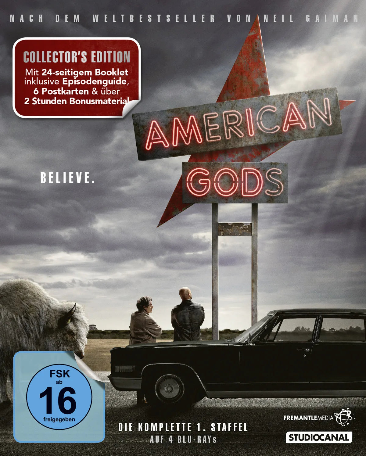 American Gods - Staffel 1  [4 BRs] [CE] - Blu-ray Disc