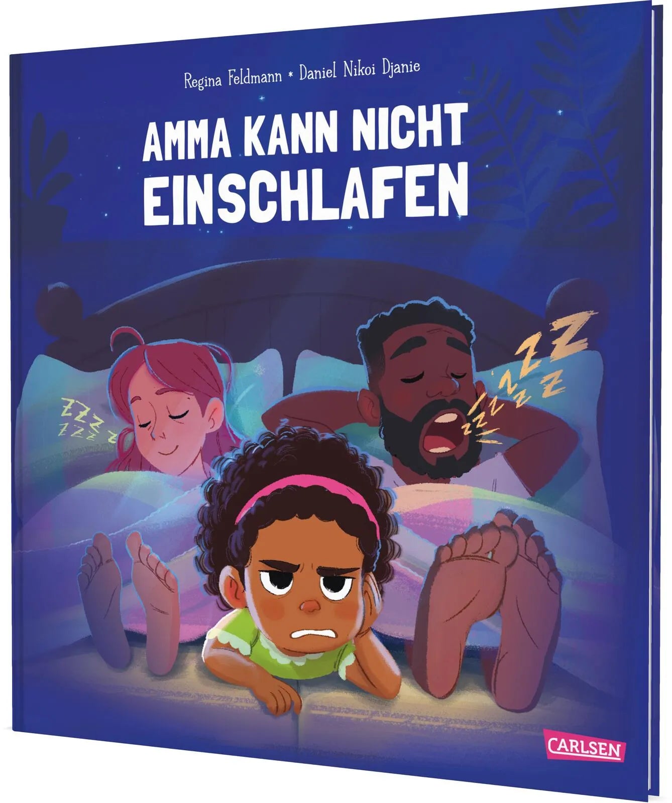 Buchcover von 'Amma kann nicht einschlafen' - Gebundene Ausgabe von Regina Feldmann