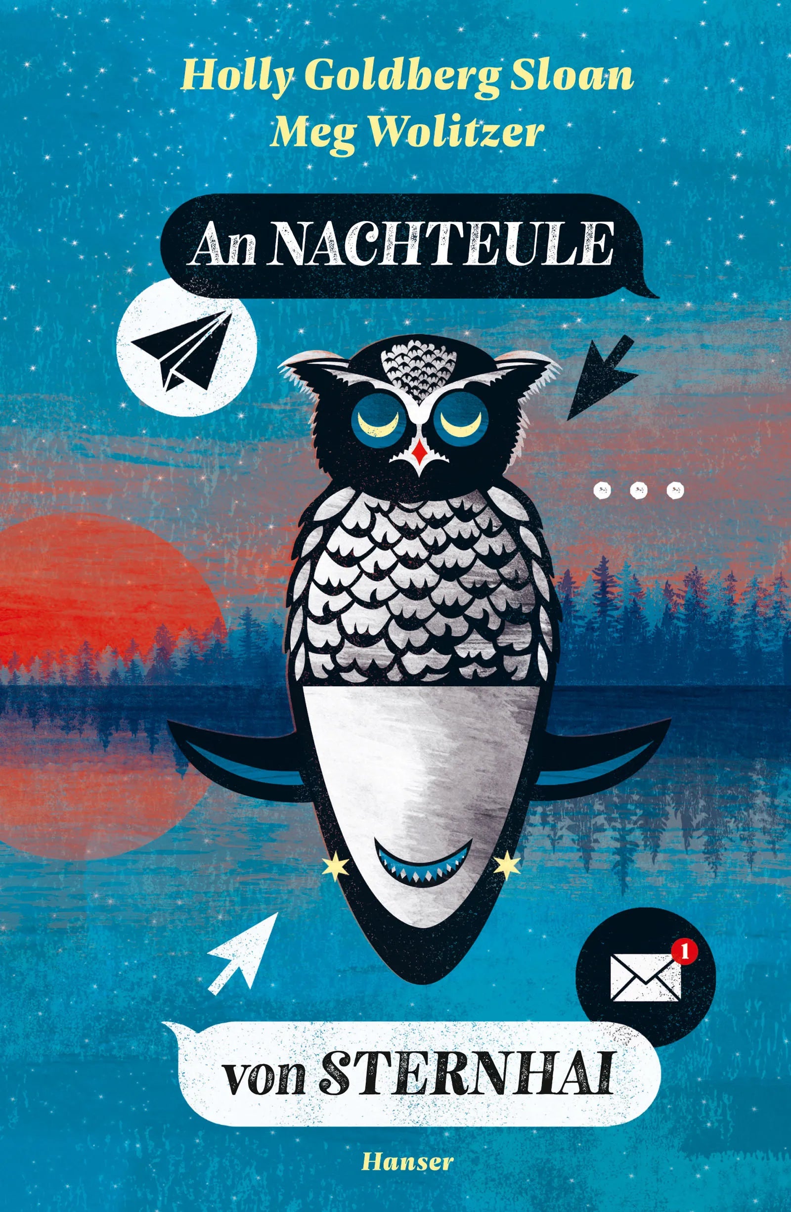 Buchcover von 'An Nachteule von Sternhai' - Gebundene Ausgabe von Holly Goldberg Sloan