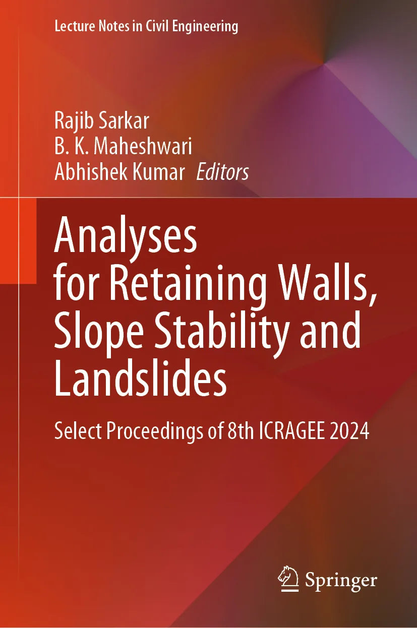 Cover: Analyses for Retaining walls, Slope Stability and Landslides (E-Book)