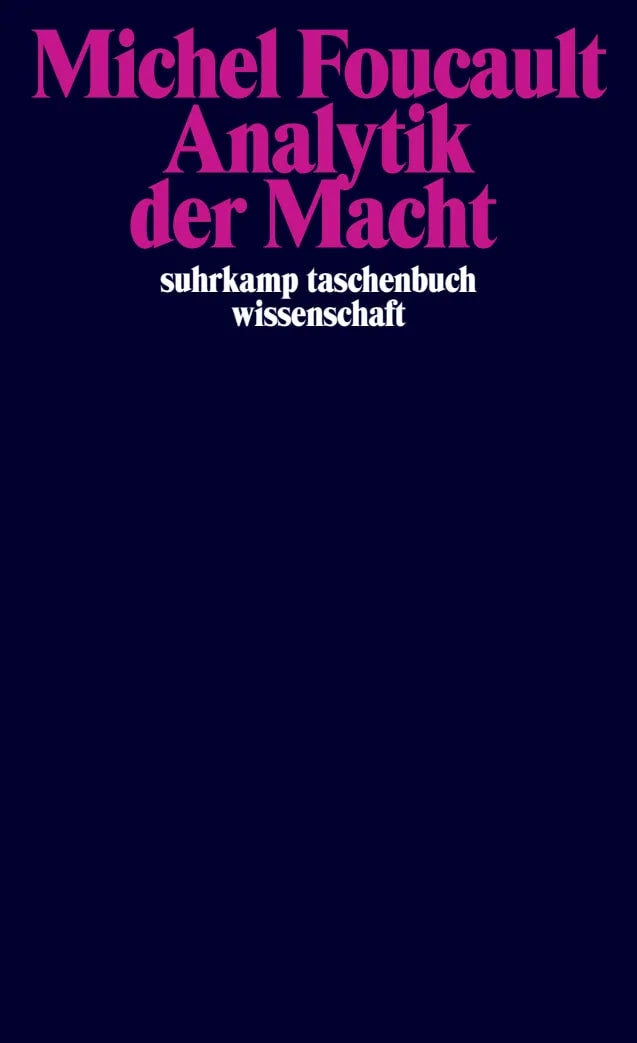 Buchcover von 'Analytik der Macht' - Taschenbuch von Michel Foucault