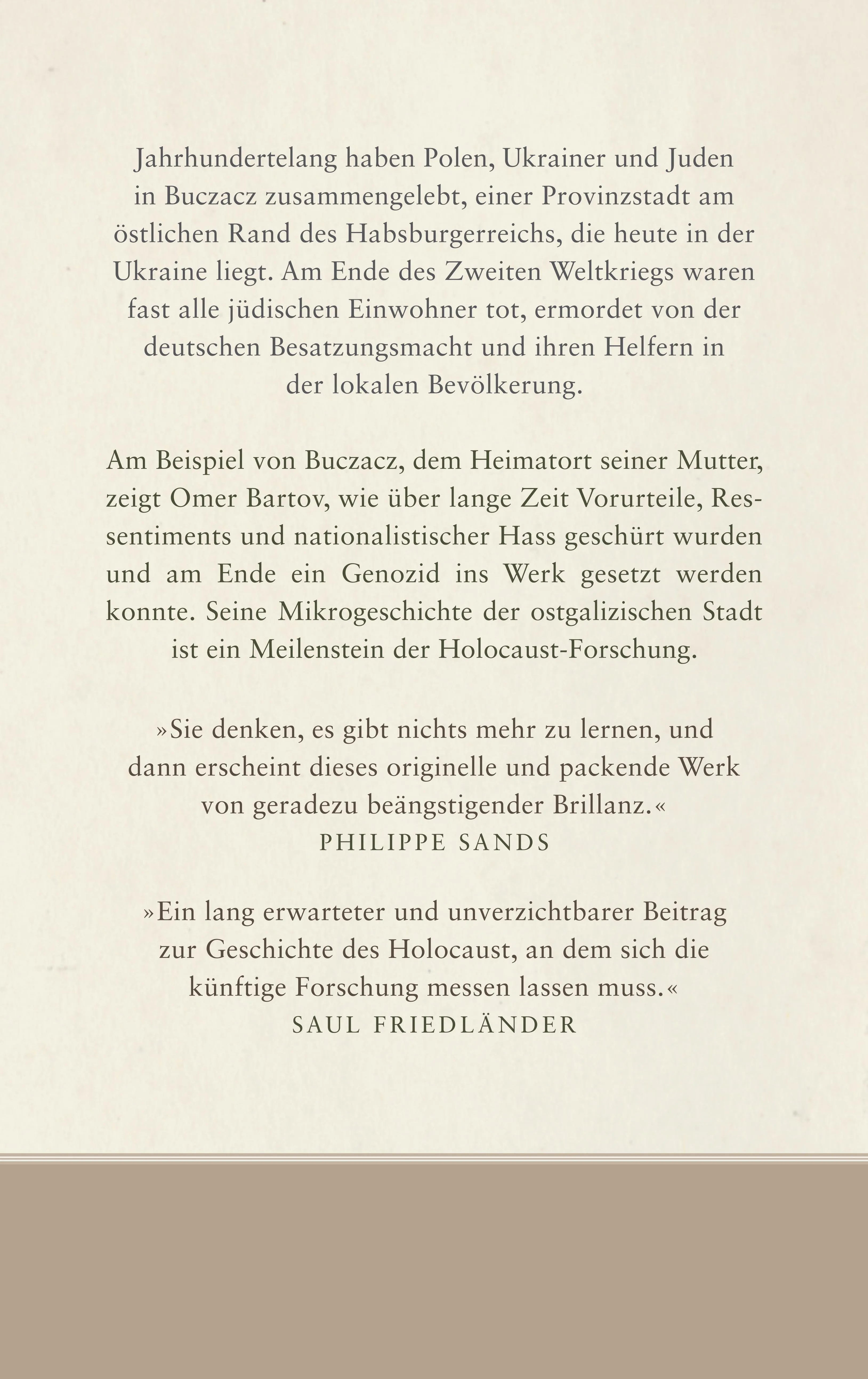 Buchrückseite von 'Anatomie eines Genozids' mit Klappentext - Gebundene Ausgabe