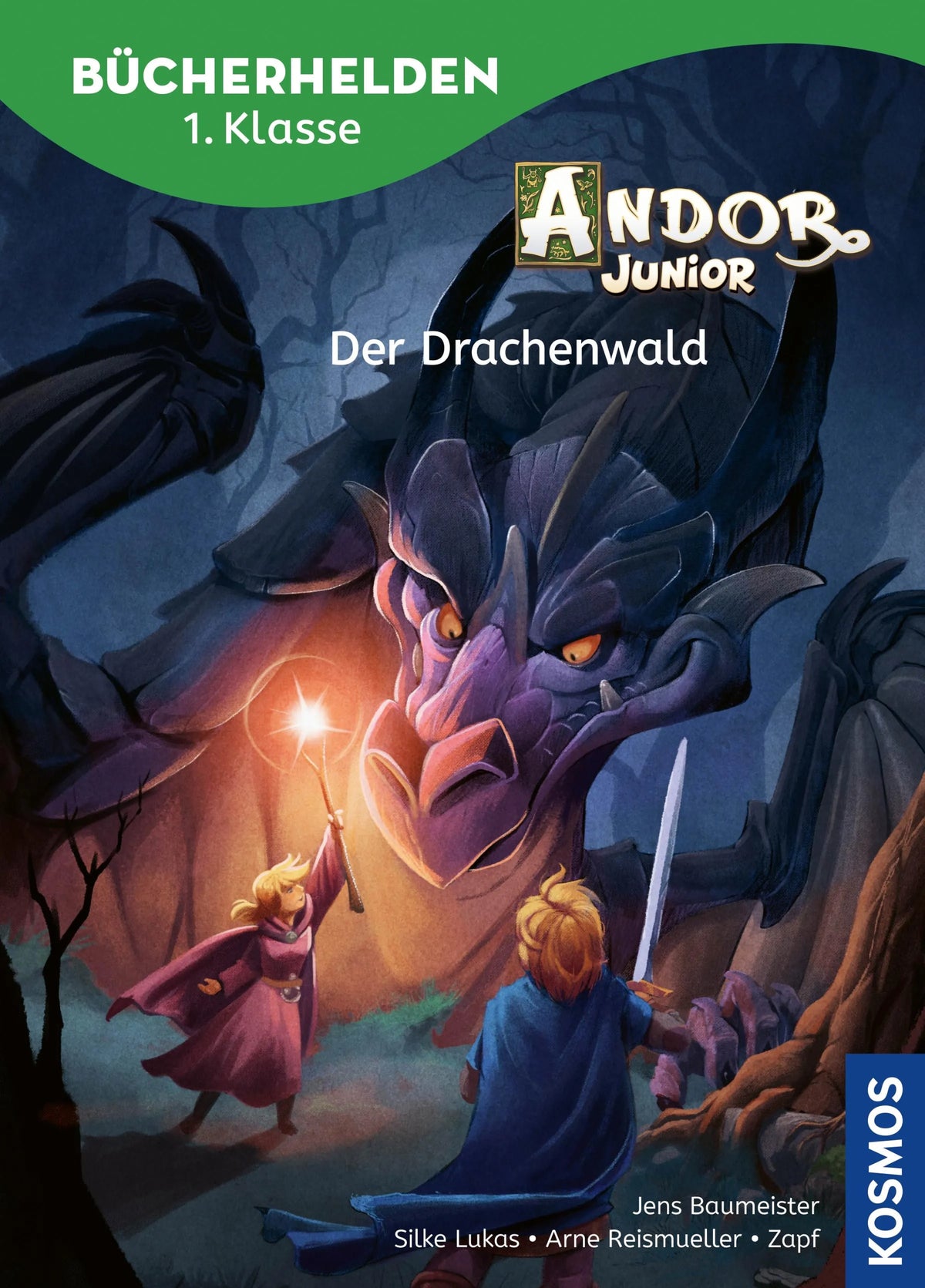 Cover: Andor Junior, Bücherhelden 1. Klasse, Der Drachenwald (E-Book) von Jens Baumeister