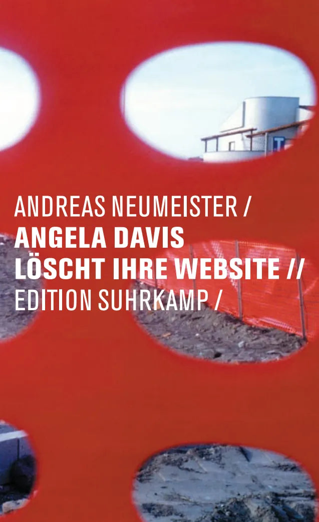 Buchcover von 'Angela Davis löscht ihre Website' - Taschenbuch von Andreas Neumeister