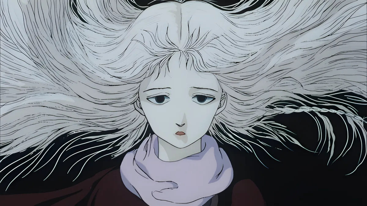 Filmszene 1 aus Angel's Egg - Collector's Edition – 4K UHD Blu-ray. Regie: Mamoru Oshii