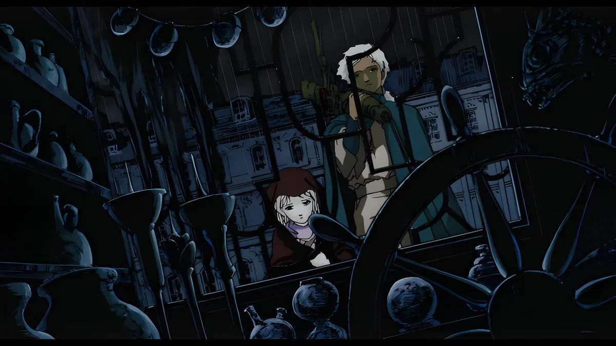 Filmszene 5 aus Angel's Egg - Collector's Edition – 4K UHD Blu-ray. Regie: Mamoru Oshii