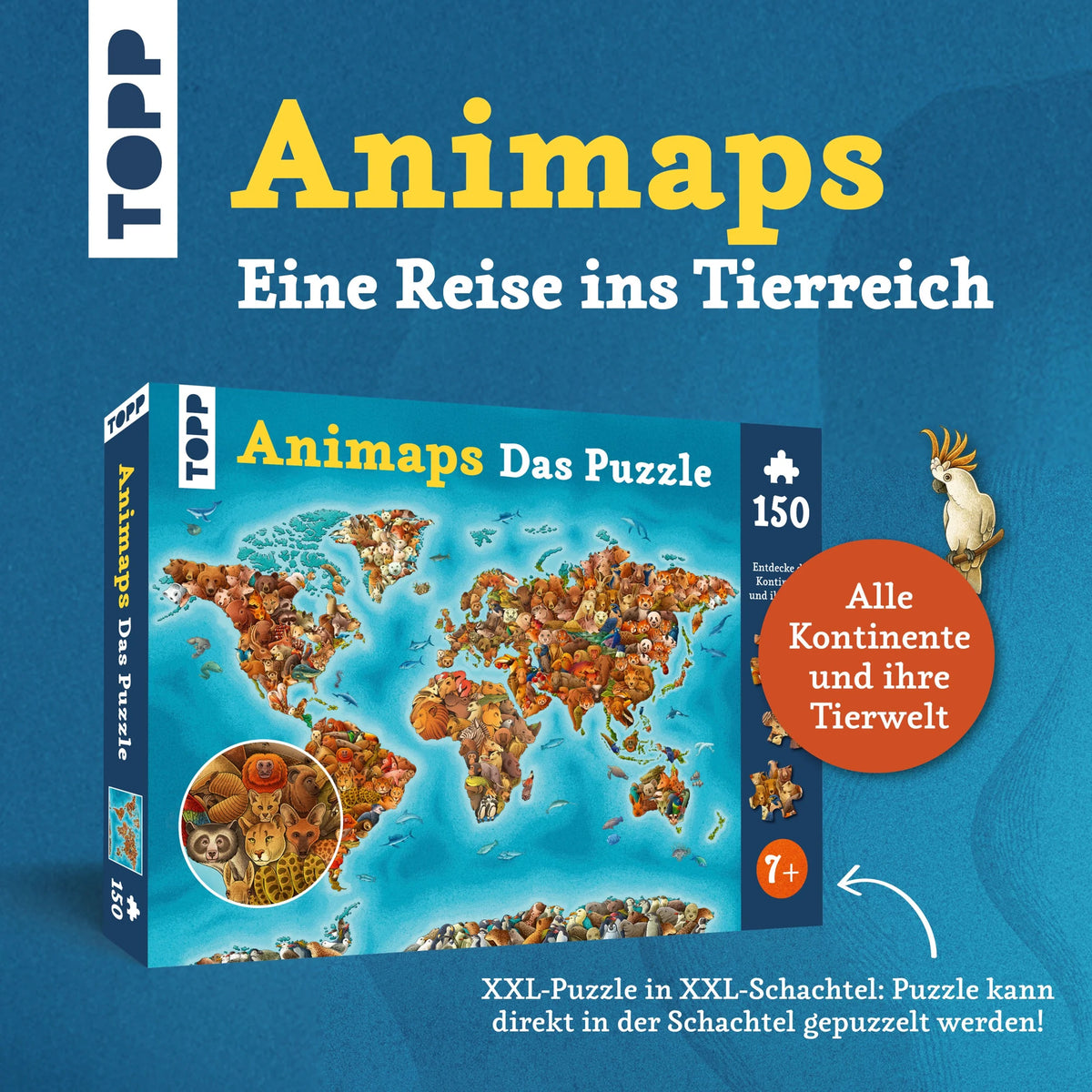 Animaps: Das Puzzle – 150 Teile. – Ansicht
