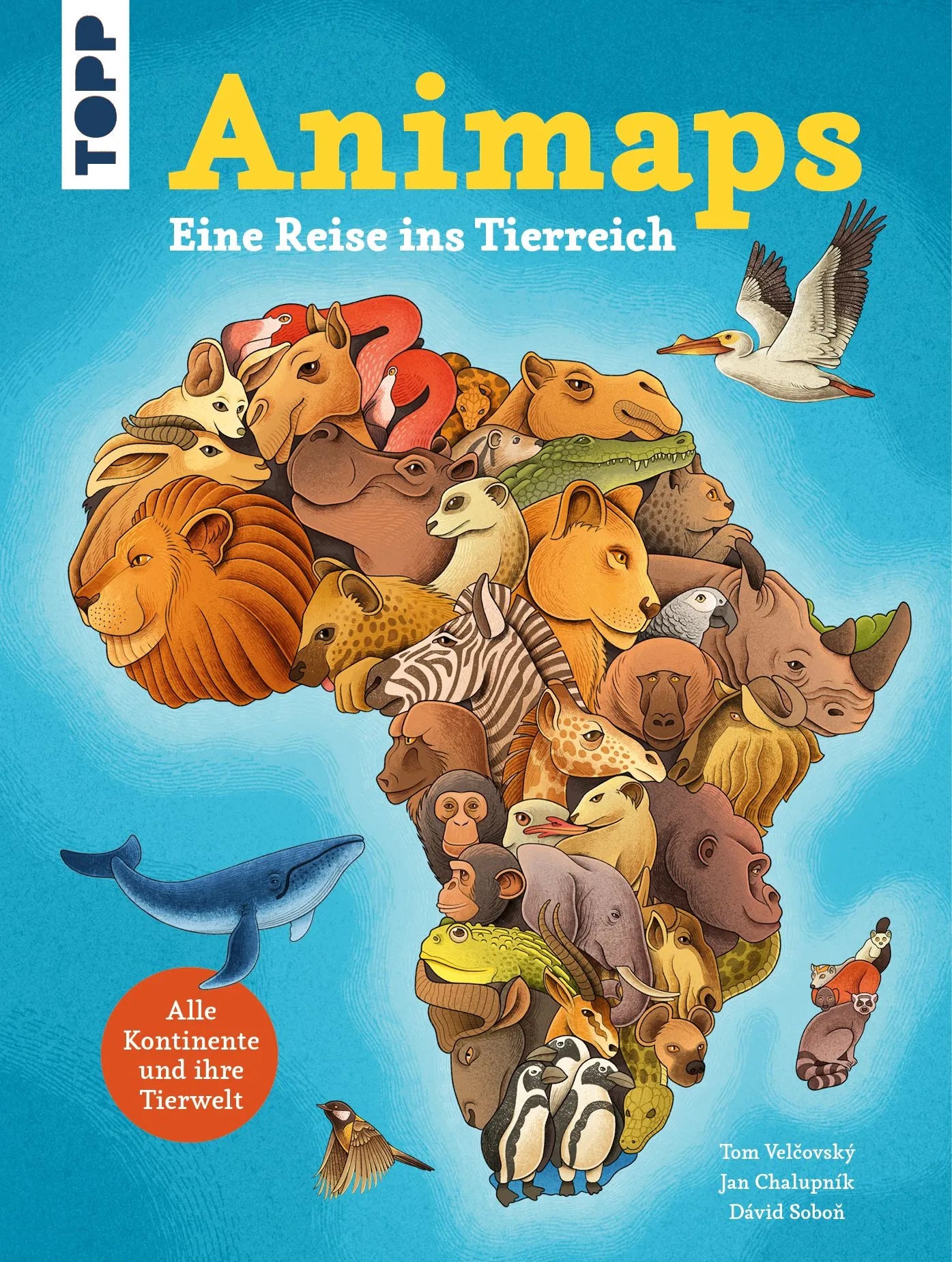 Cover: Animaps: Eine Reise ins Tierreich. (Hardcover) von Tom Velčovský