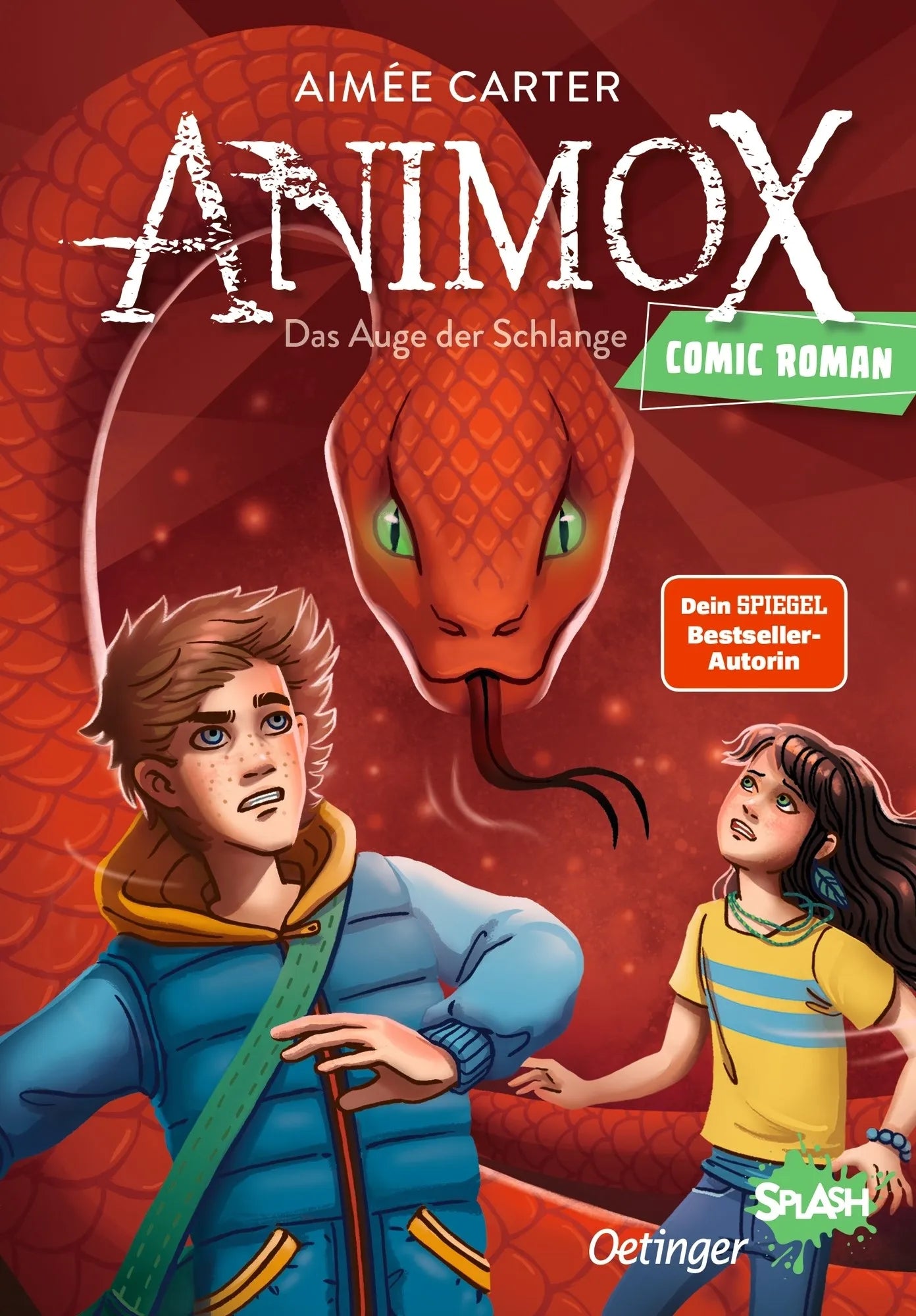 Buchcover von 'Animox als Comic-Roman 2. Das Auge der Schlange' - Gebundene Ausgabe von Aimée Carter