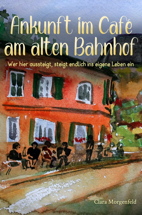 Ankunft im Café am alten Bahnhof