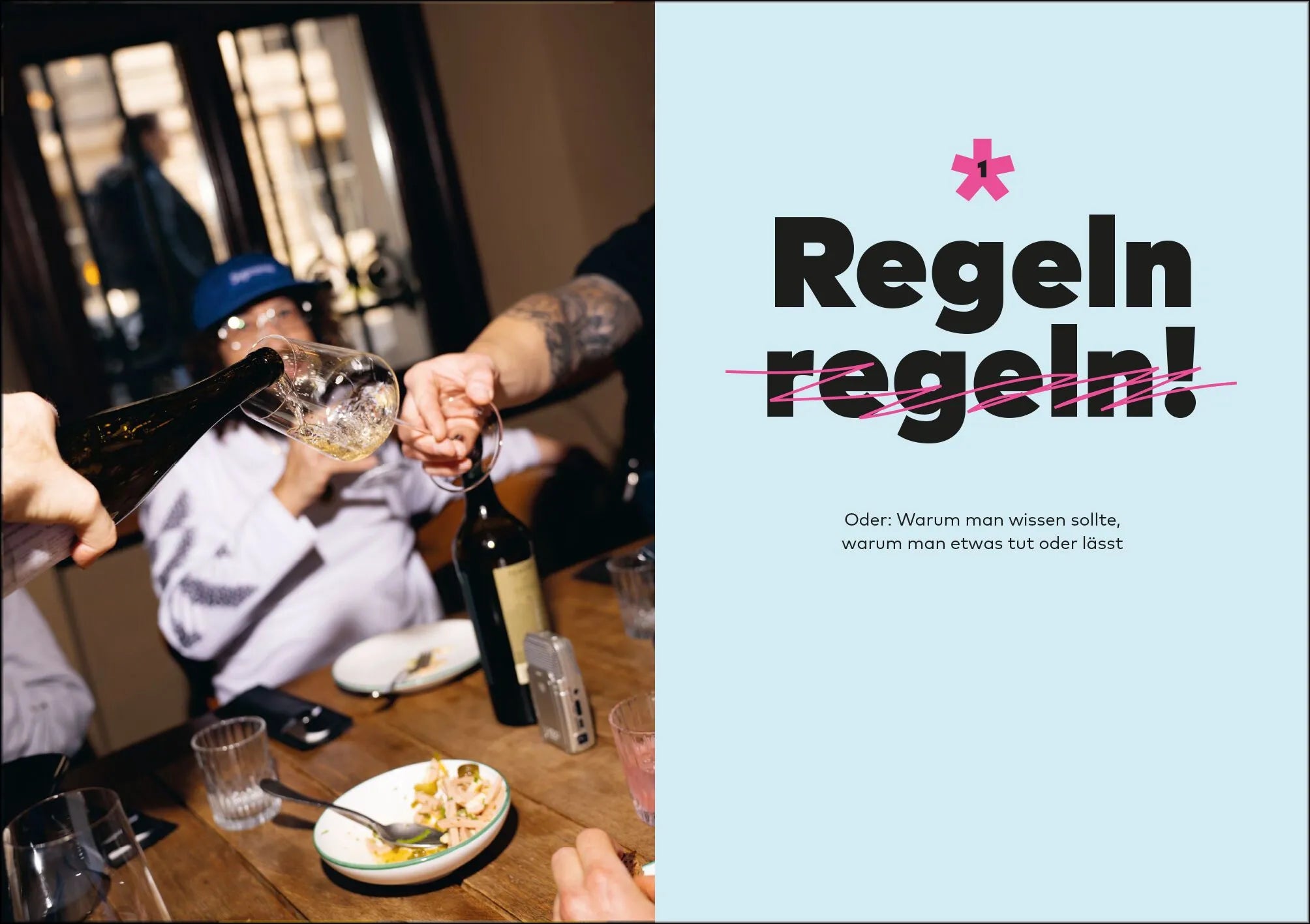 Detailansicht: Anleitung zum Weinsaufen II - Essen fassen! (Hardcover)