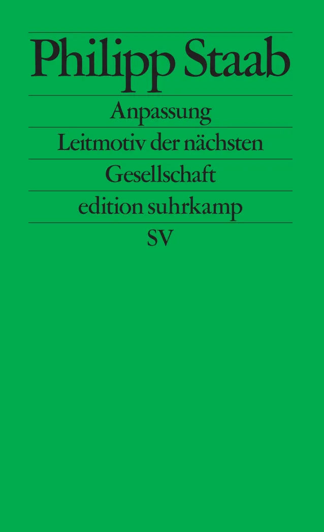 Buchcover von 'Anpassung' - Taschenbuch von Philipp Staab