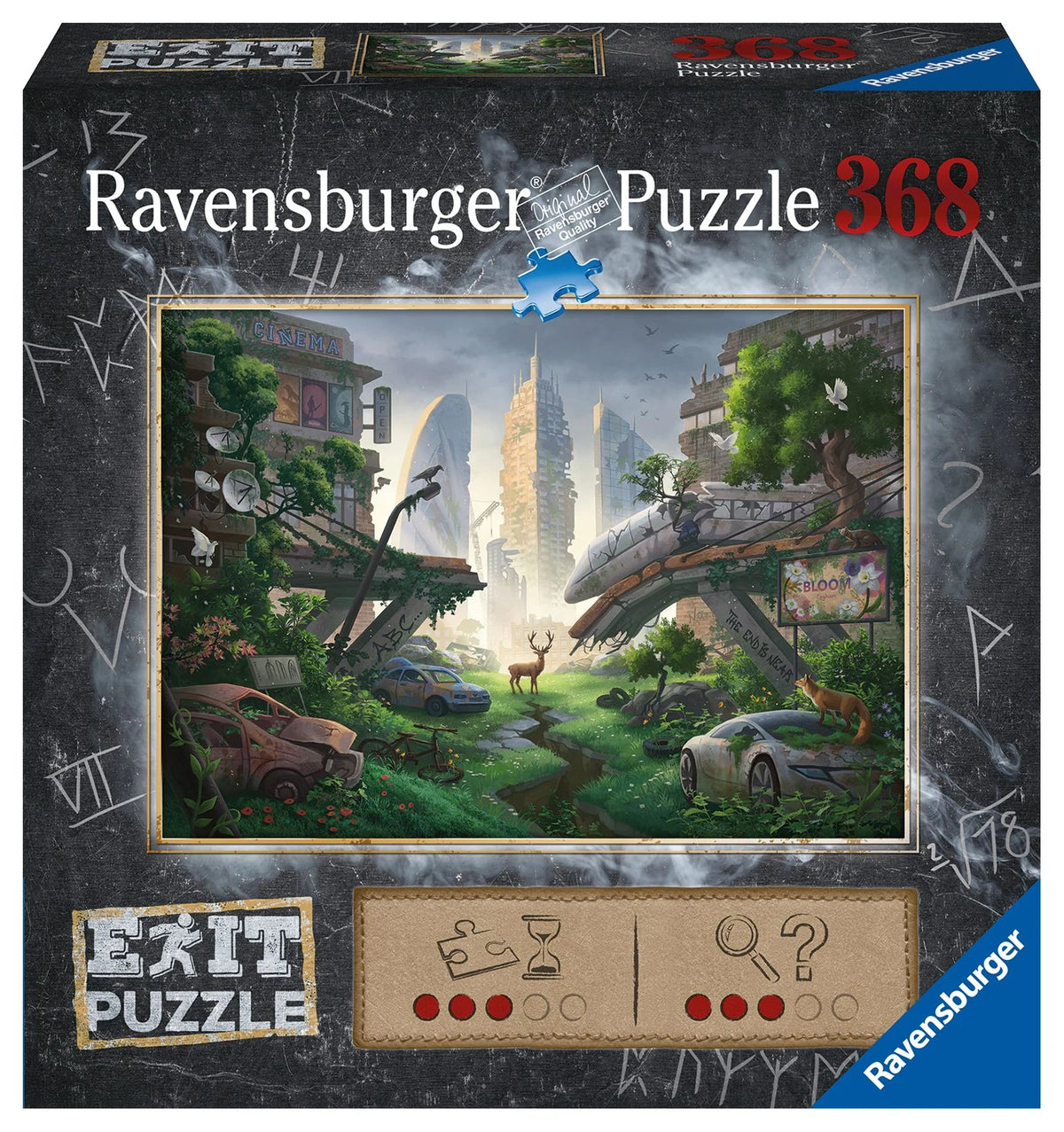 Puzzle: Erwachsenenpuzzle 368 Teile - Apokalyptische Stadt