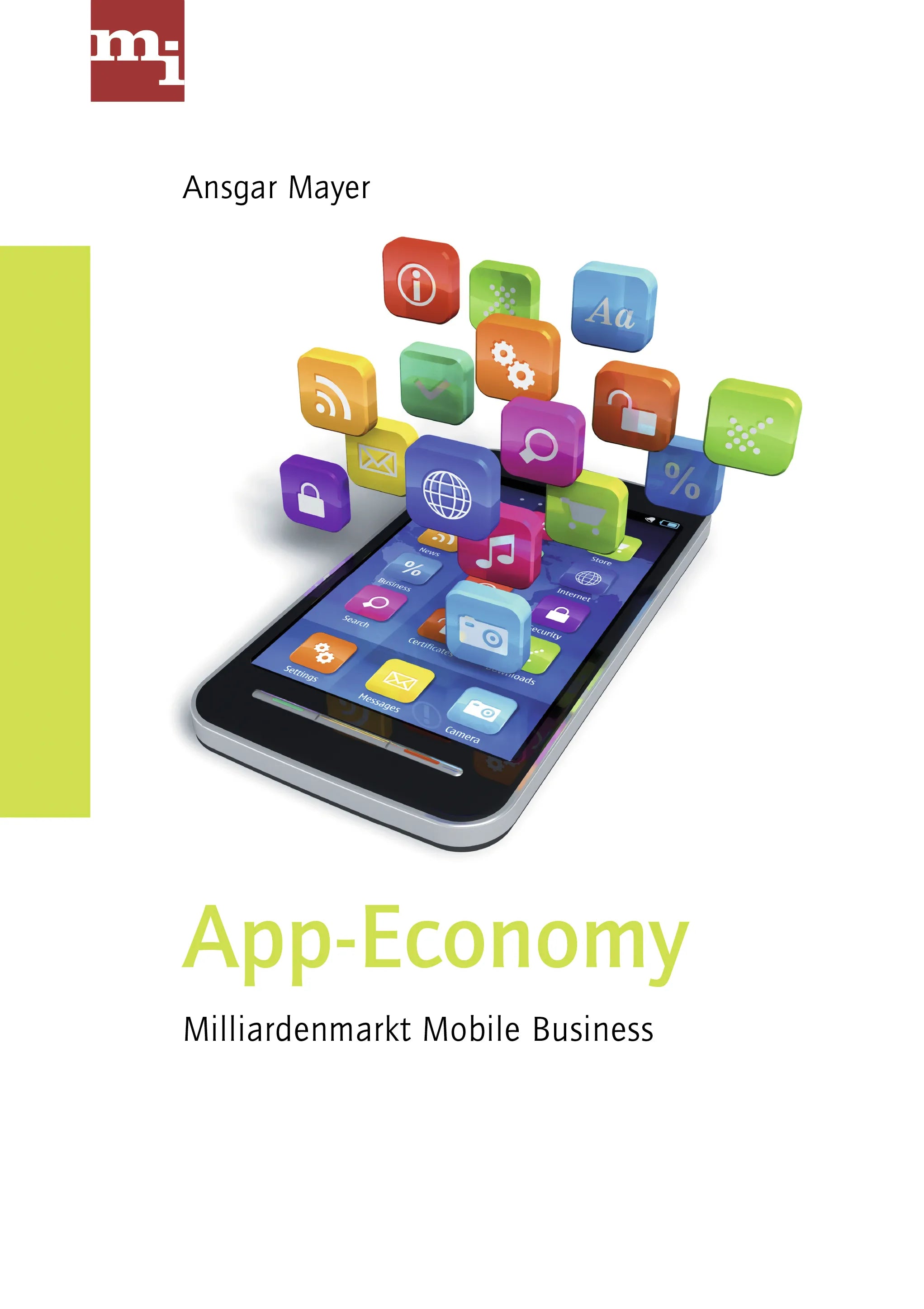 Buchcover von 'App-Economy' - Gebundene Ausgabe von Dr. Ansgar Mayer