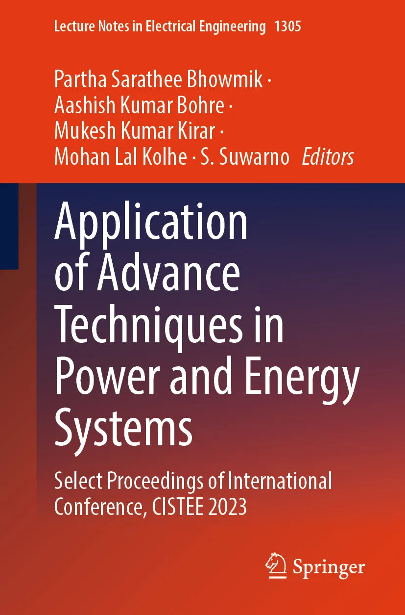 Cover: Application of Advance Techniques in Power and Energy Systems (E-Book)