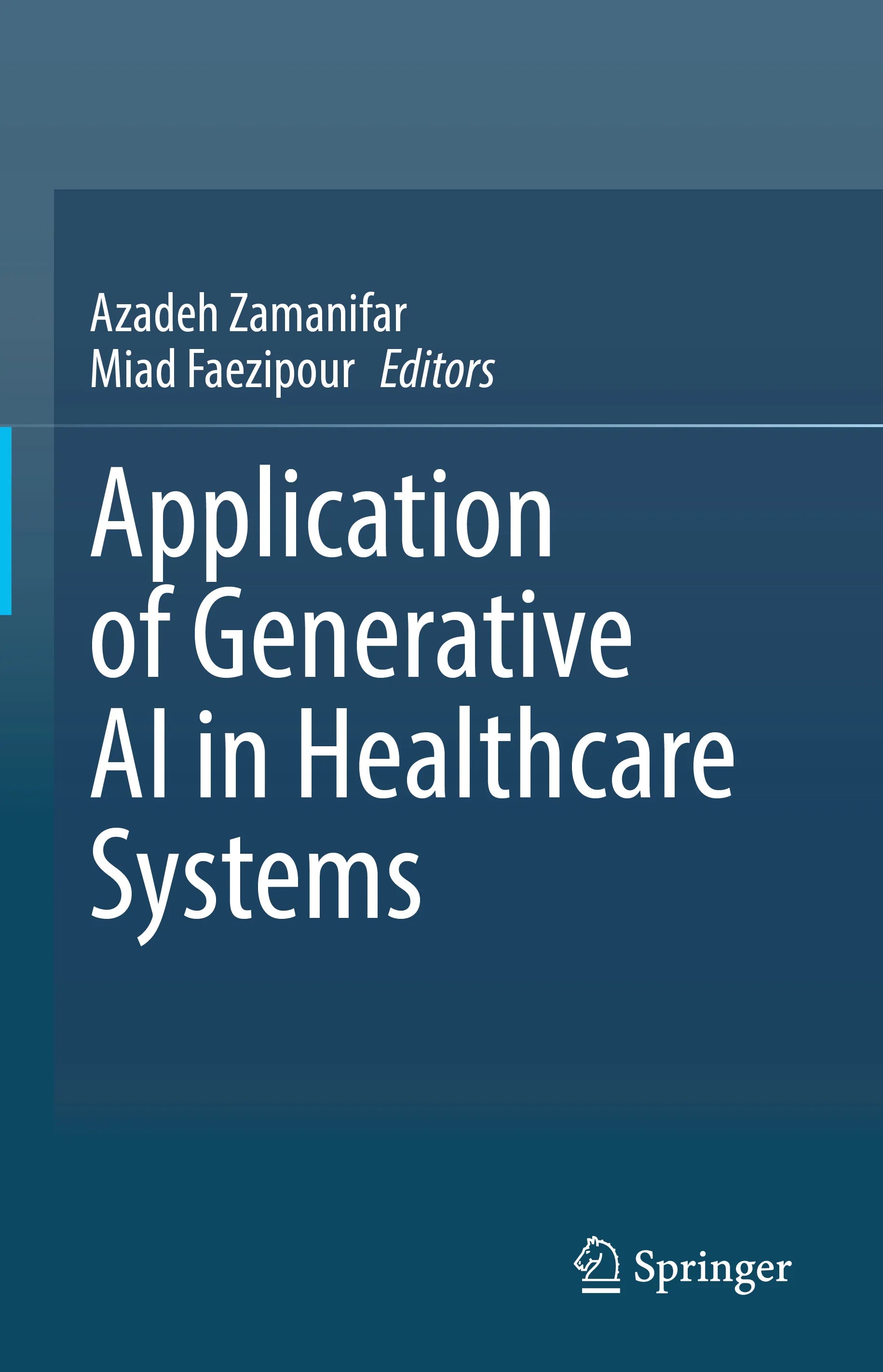 Cover: Application of Generative AI in Healthcare Systems (E-Book)
