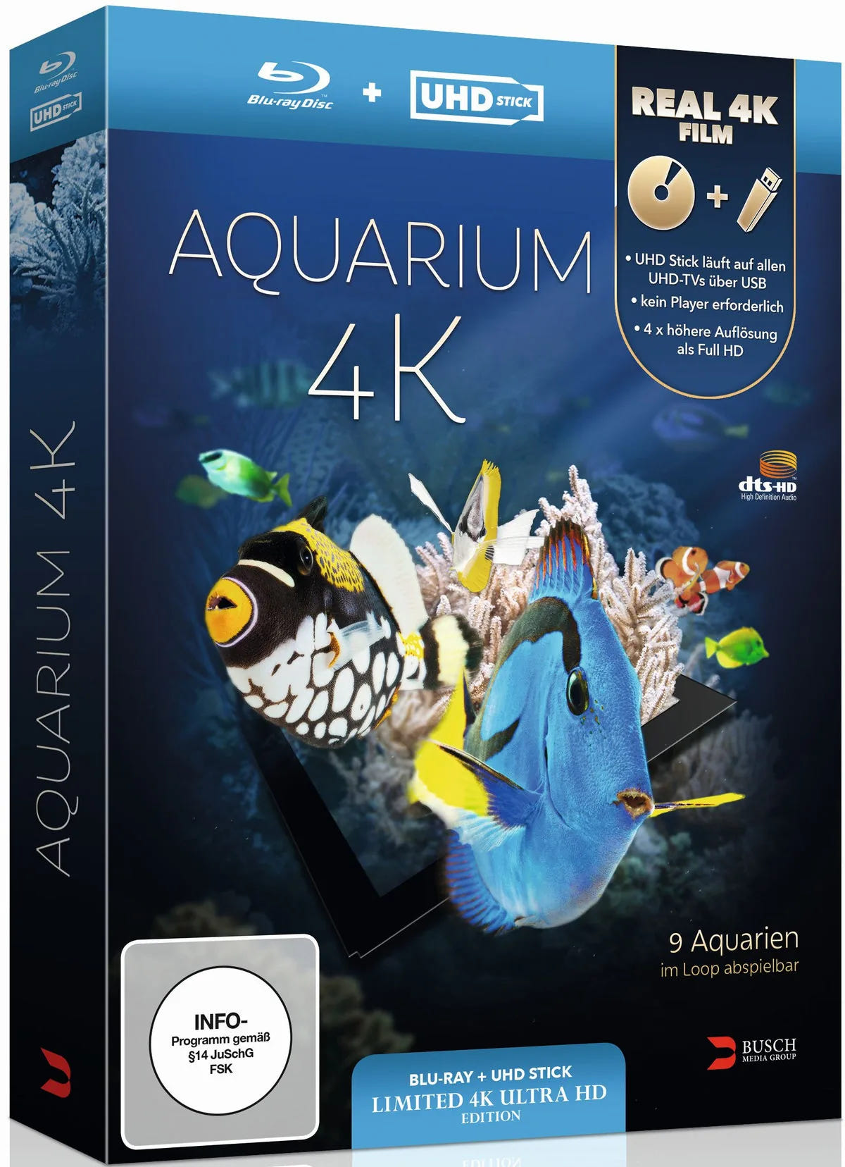 Aquarium 4K  [LE] (+ UHD Stick in Real 4K) - Blu-ray Disc