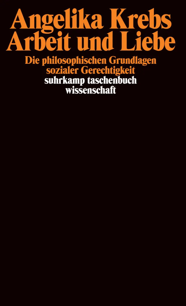 Buchcover von 'Arbeit und Liebe' - Taschenbuch von Angelika Krebs