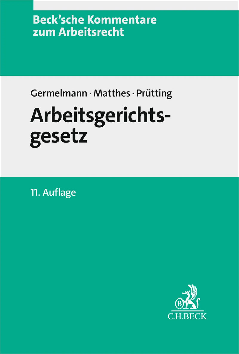 Arbeitsgerichtsgesetz. ArbGG