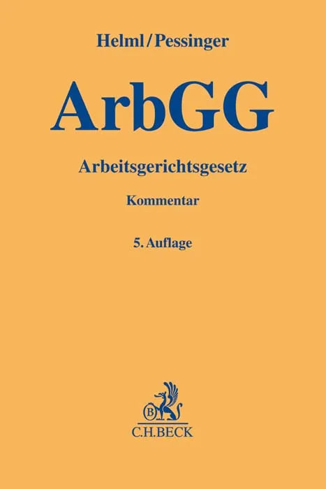 Buchcover von 'Arbeitsgerichtsgesetz. ArbGG' - Gebundene Ausgabe von Friedrich Hauck
