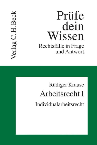 Arbeitsrecht I: Individualarbeitsrecht