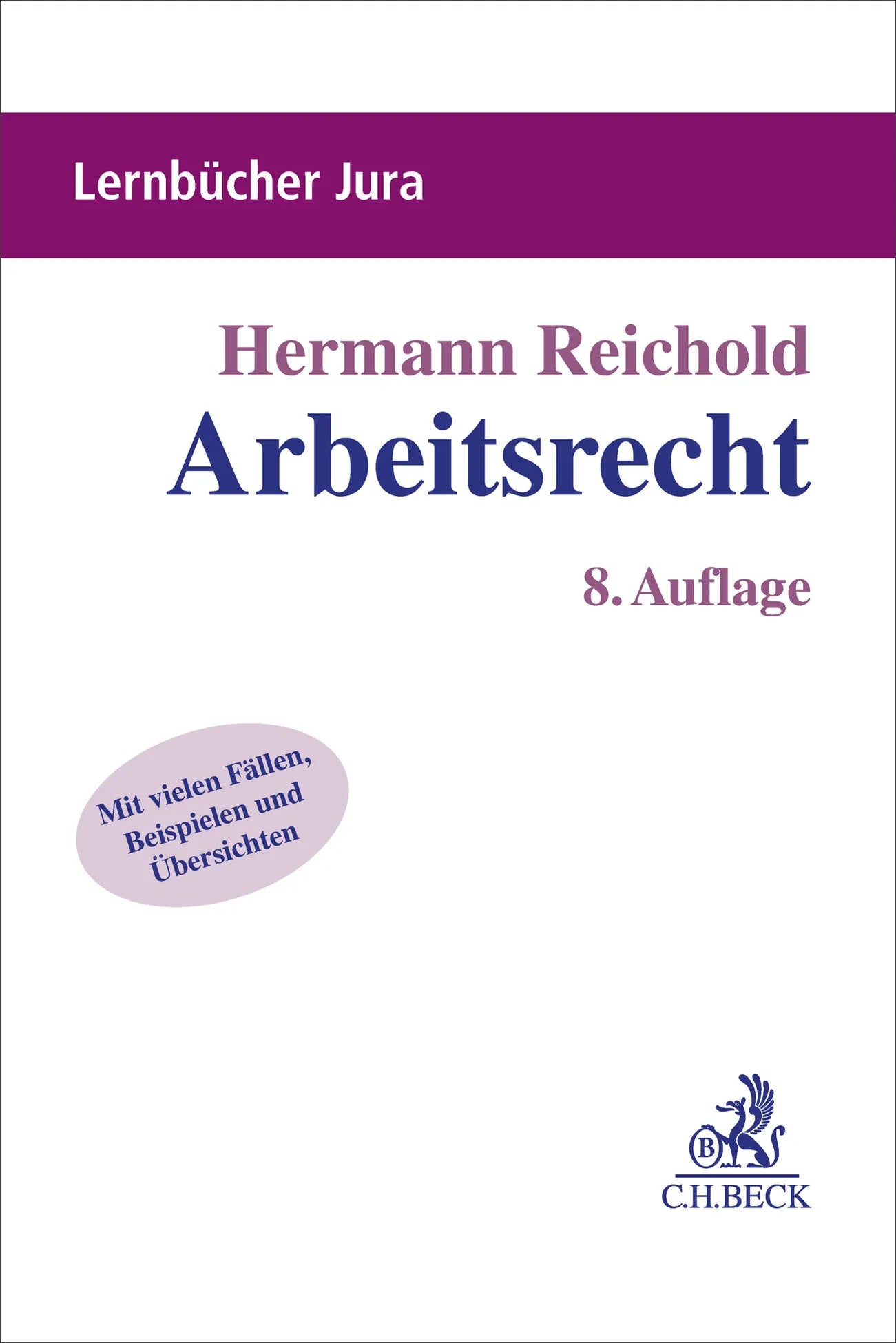 Cover: Arbeitsrecht (Taschenbuch) von Hermann Reichold