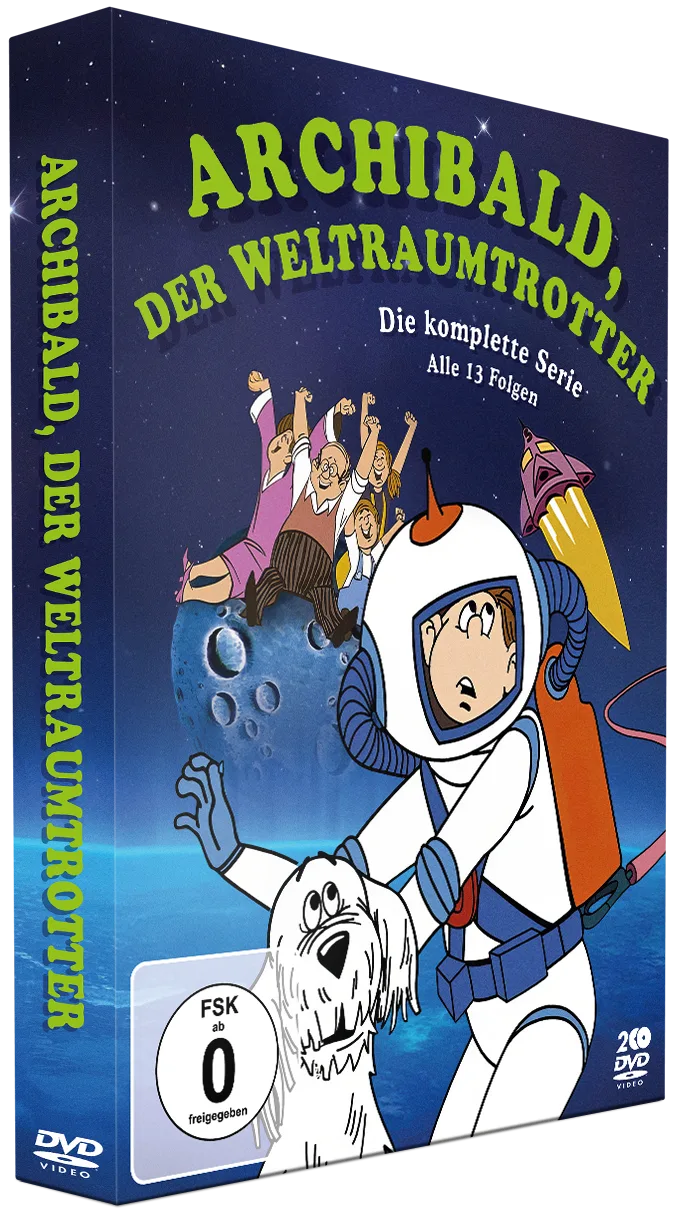 Produktansicht 1 von Archibald, der Weltraumtrotter (Komplette Serie) – DVD