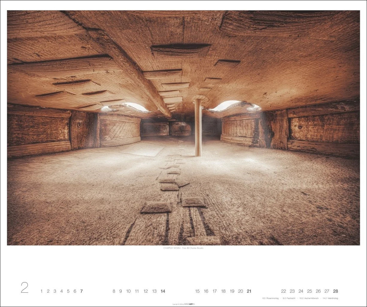Architecture in Music Kalender 2027 - Musikinstrumente von innen – Ansicht
