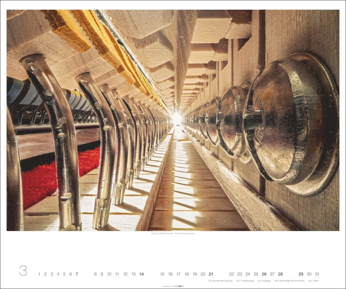 Architecture in Music Kalender 2027 - Musikinstrumente von innen – Ansicht