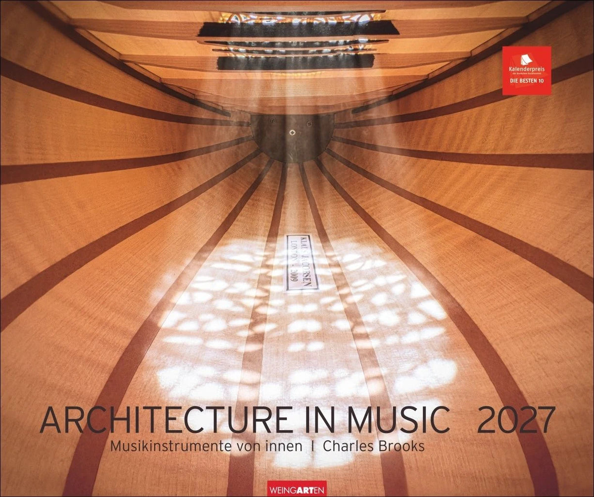 Wandkalender: Architecture in Music Kalender 2027 - Musikinstrumente von innen