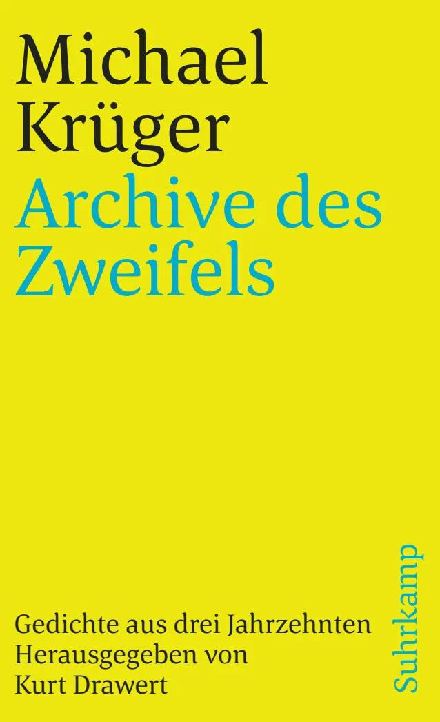 Buchcover von 'Archive des Zweifels' - Taschenbuch von Michael Krüger
