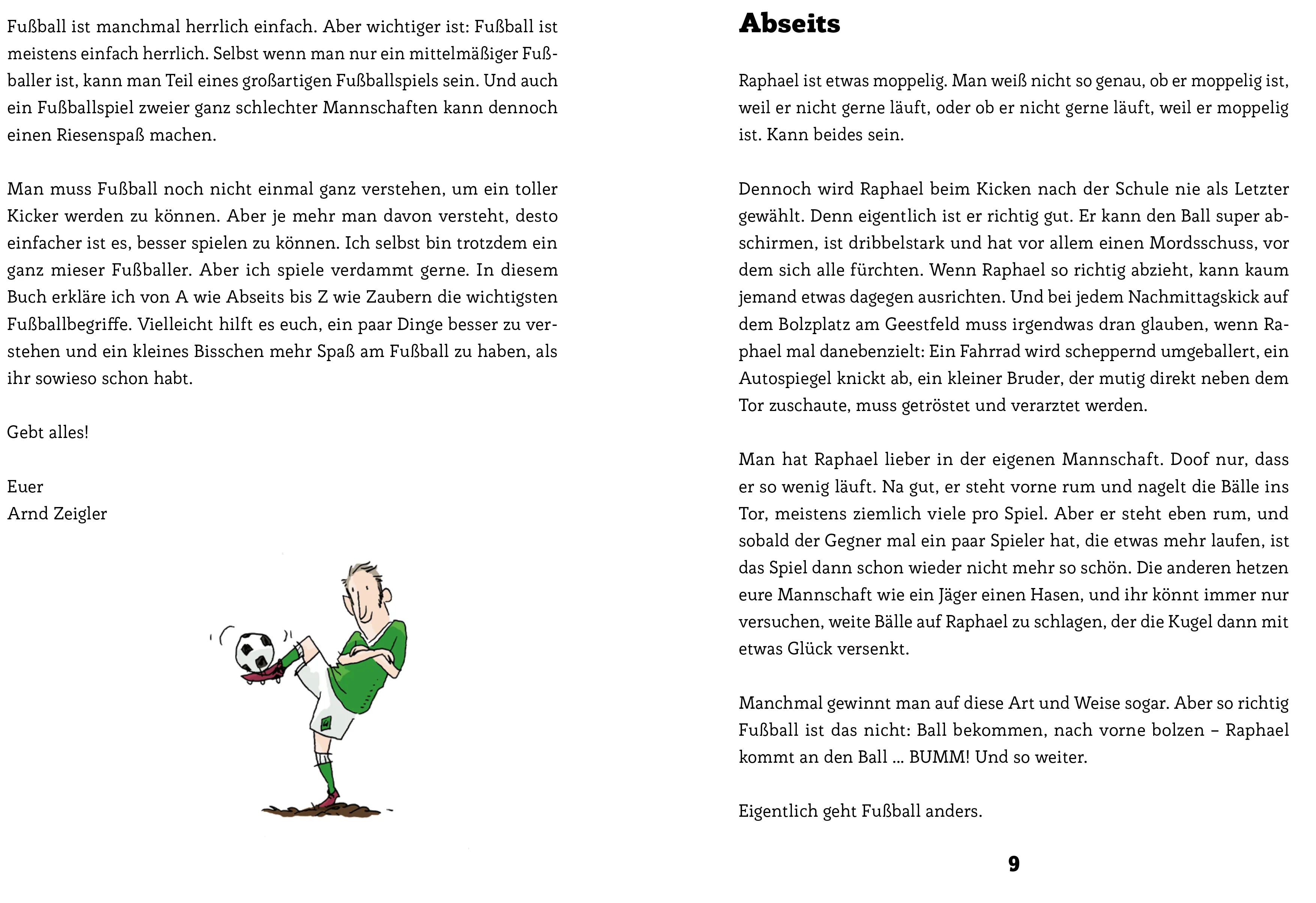 Abbildung von 'Arnd Zeiglers wunderbares Fußballbuch'