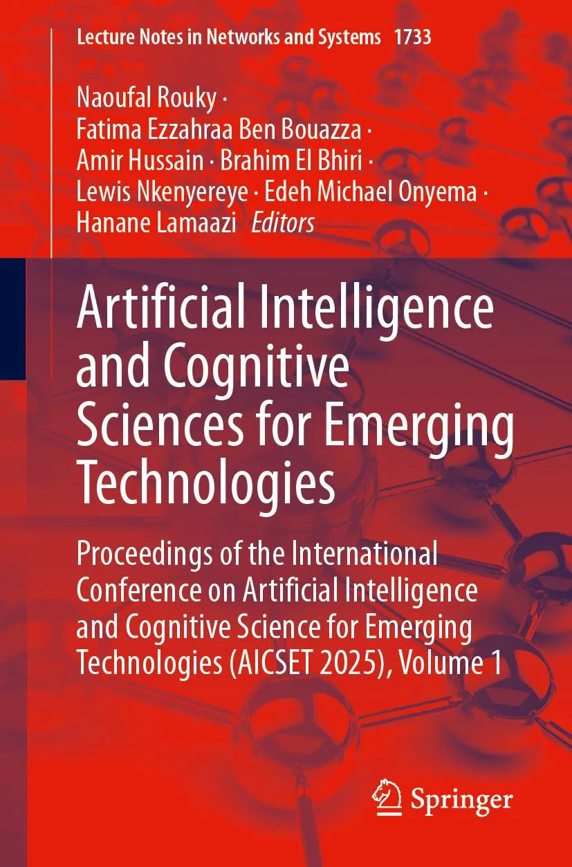 Cover: Artificial Intelligence and Cognitive Sciences for Emerging Technologies (E-Book) von Naoufal Rouky