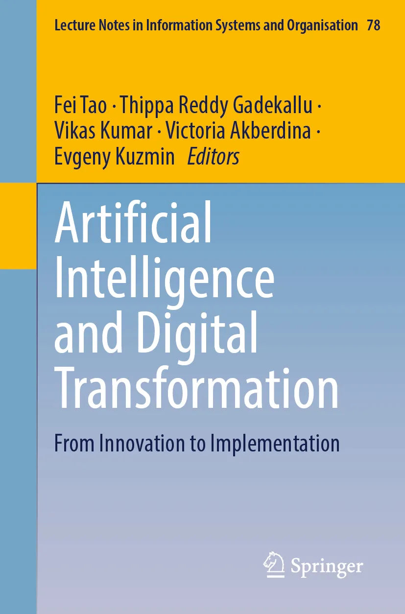 Cover: Artificial Intelligence and Digital Transformation (E-Book)