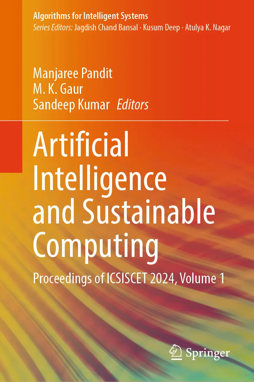 Cover: Artificial Intelligence and Sustainable Computing (E-Book)