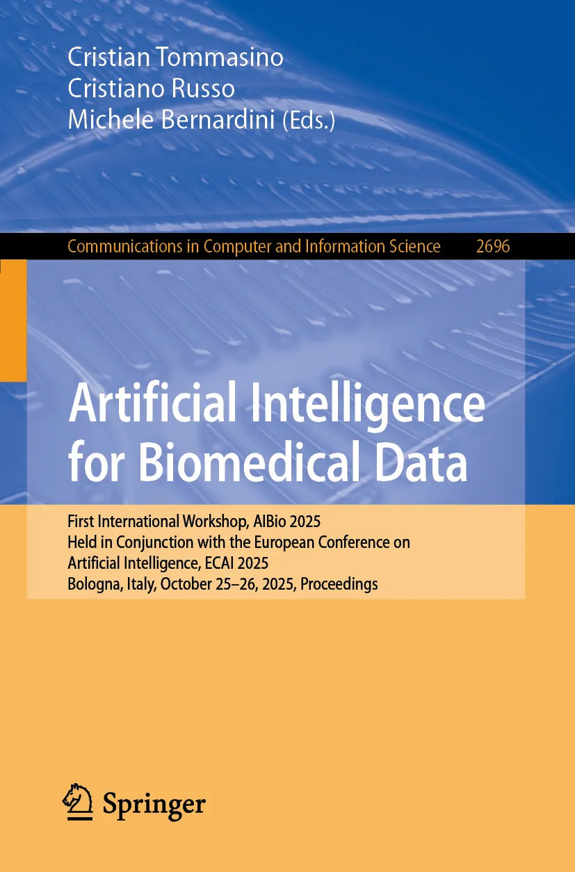 Cover: Artificial Intelligence for Biomedical Data (E-Book)