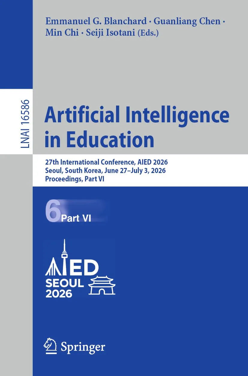 Cover: Artificial Intelligence in Education (E-Book) von Emmanuel G. Blanchard