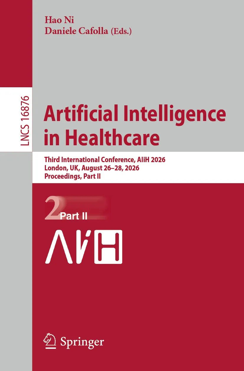 Cover: Artificial Intelligence in Healthcare (E-Book) von Hao Ni