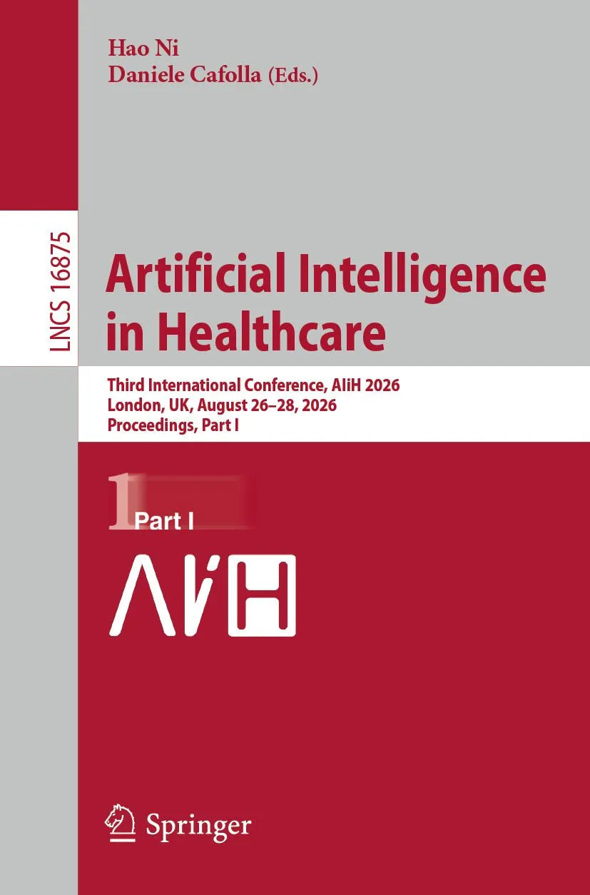Cover: Artificial Intelligence in Healthcare (E-Book) von Hao Ni