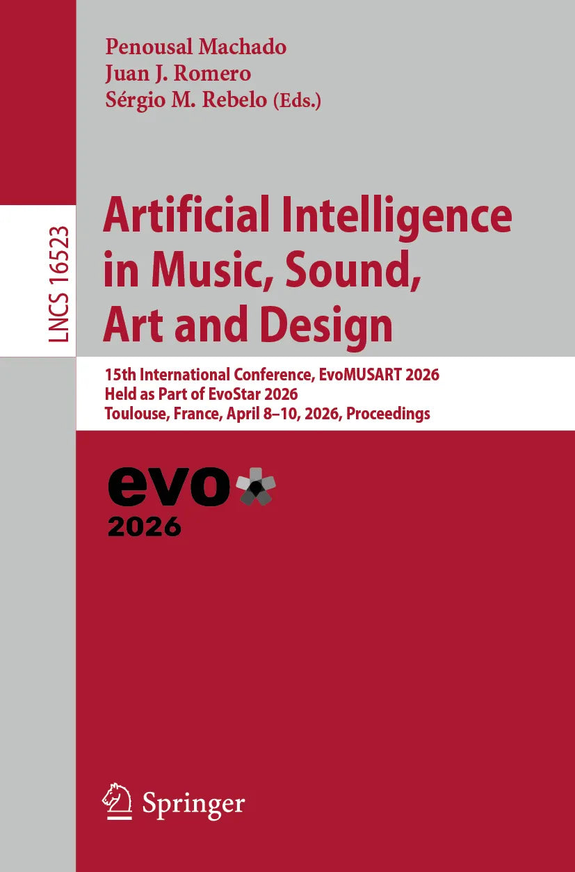 Cover: Artificial Intelligence in Music, Sound, Art and Design (E-Book) von Penousal Machado
