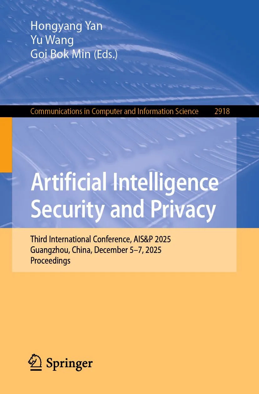 Cover: Artificial Intelligence Security and Privacy (E-Book) von Hongyang Yan