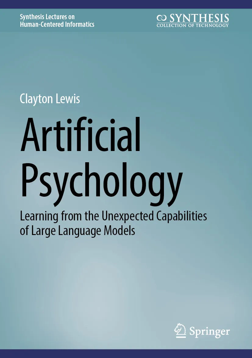 Cover: Artificial Psychology (E-Book) von Clayton Lewis