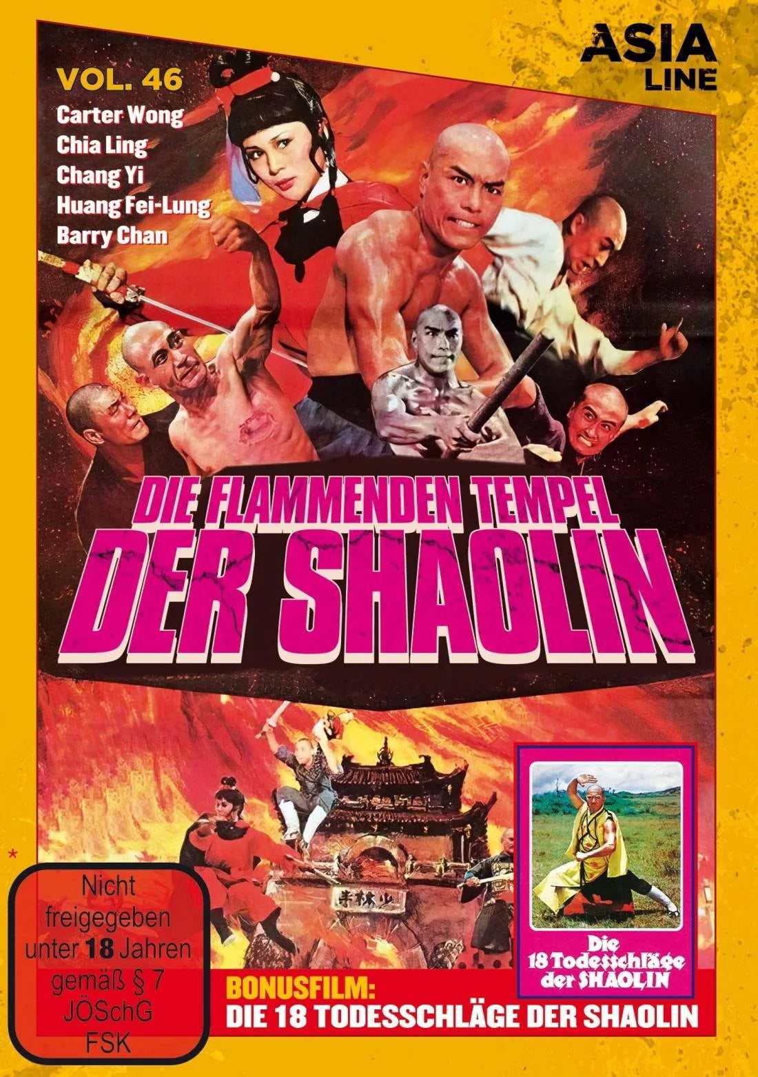 Asia Line: Die flammenden Tempel der Shaolin - DVD