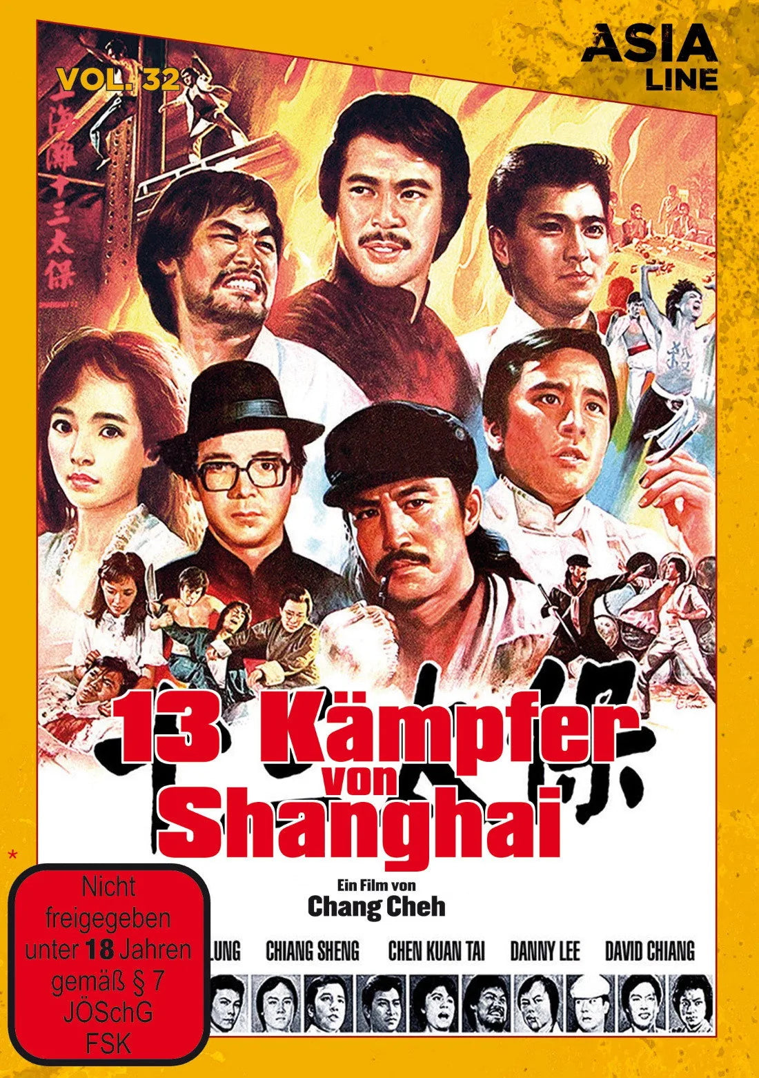 Asia Line Vol. 32 - 13 Kämpfer von Shanghai - DVD
