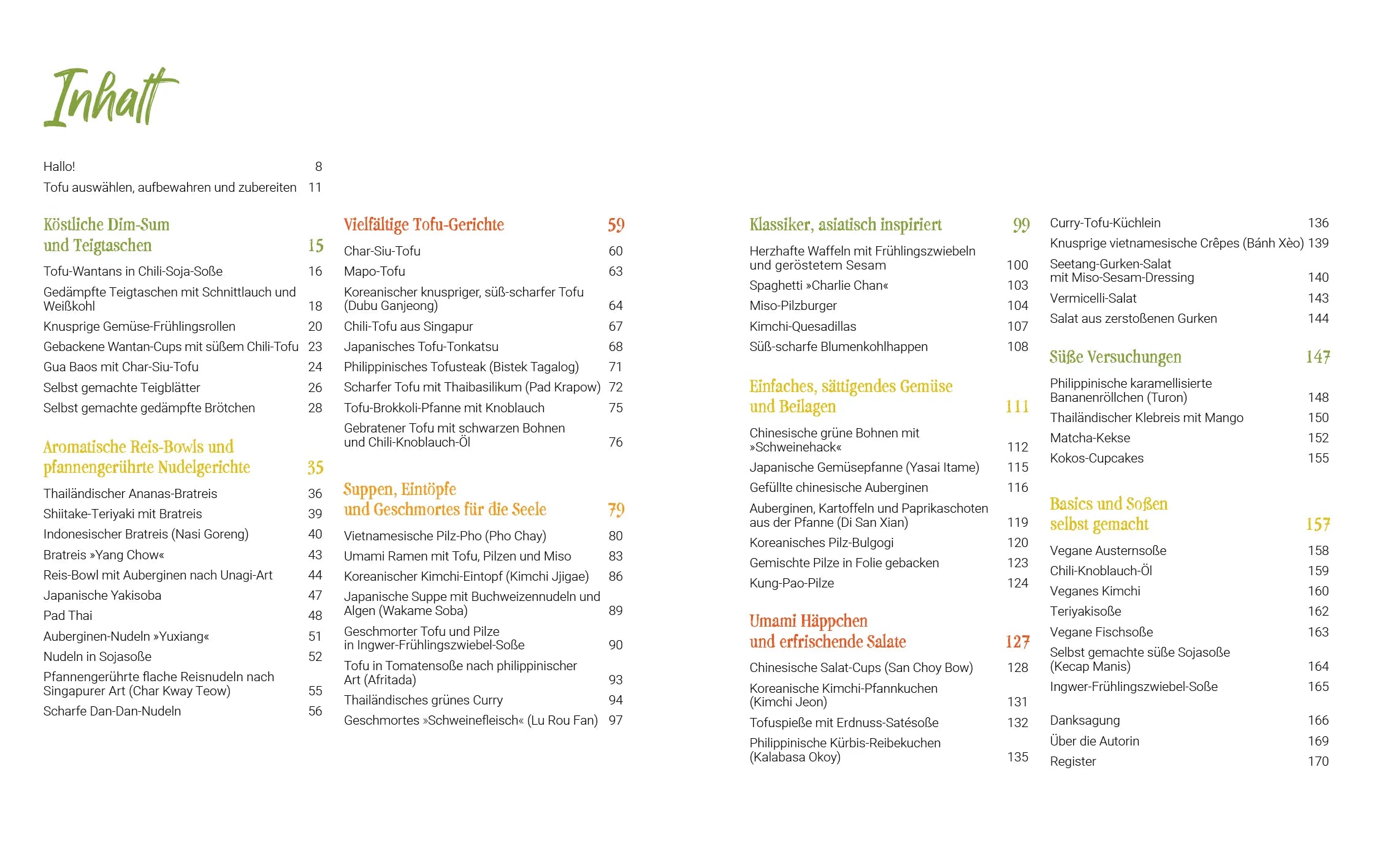 Innenansicht von 'Asien vegan' - Taschenbuch