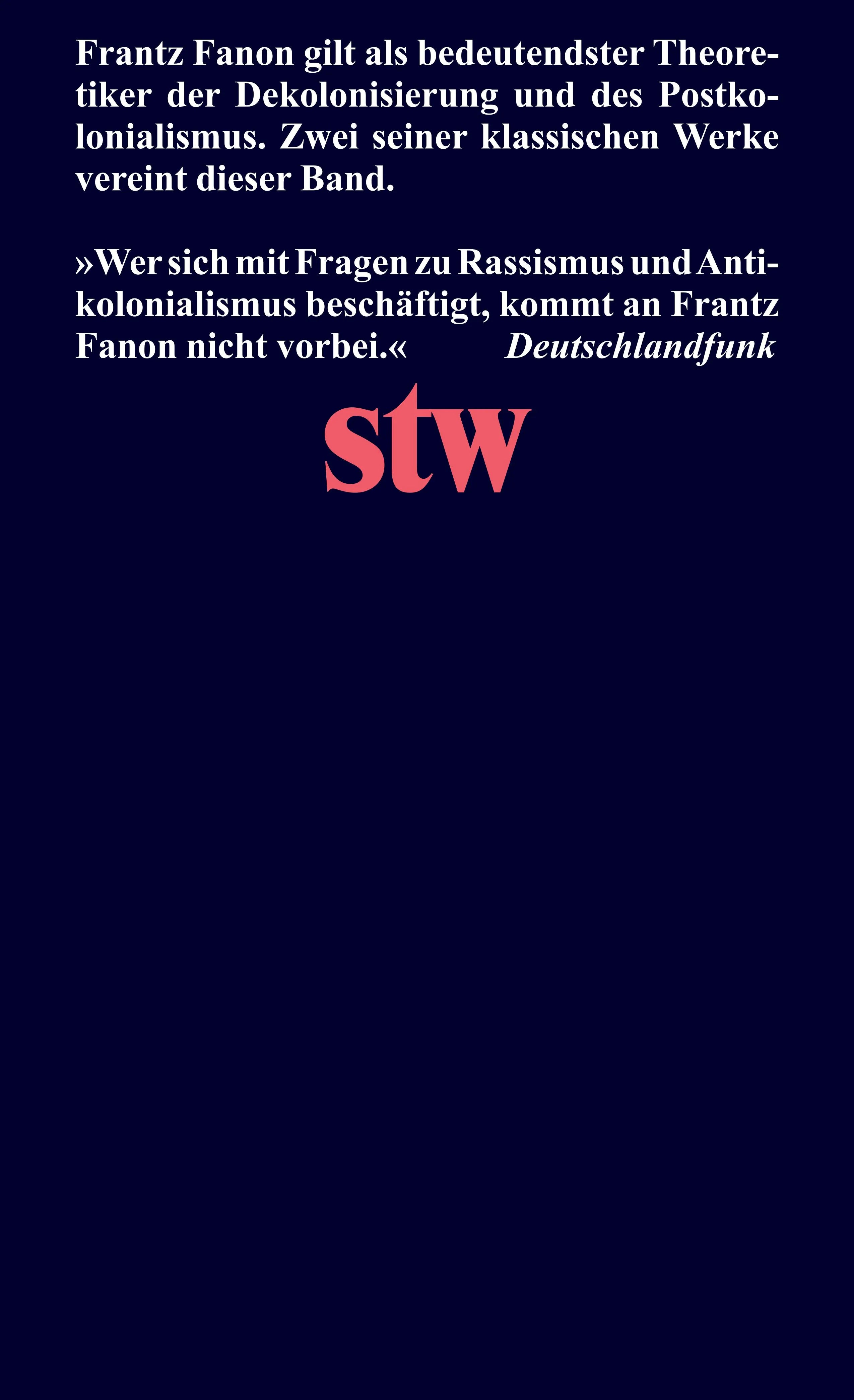 Buchrückseite von 'Aspekte der Algerischen Revolution / Die Verdammten dieser Erde' mit Klappentext - Taschenbuch